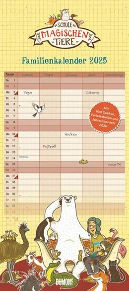 Abbildung von Auer / DUMONT Kalender | Schule der magischen Tiere Familienkalender 2025 - Wandkalender - Familienplaner mit 5 Spalten - Format 22 x 49,5 cm | 1. Auflage | 2024 | beck-shop.de
