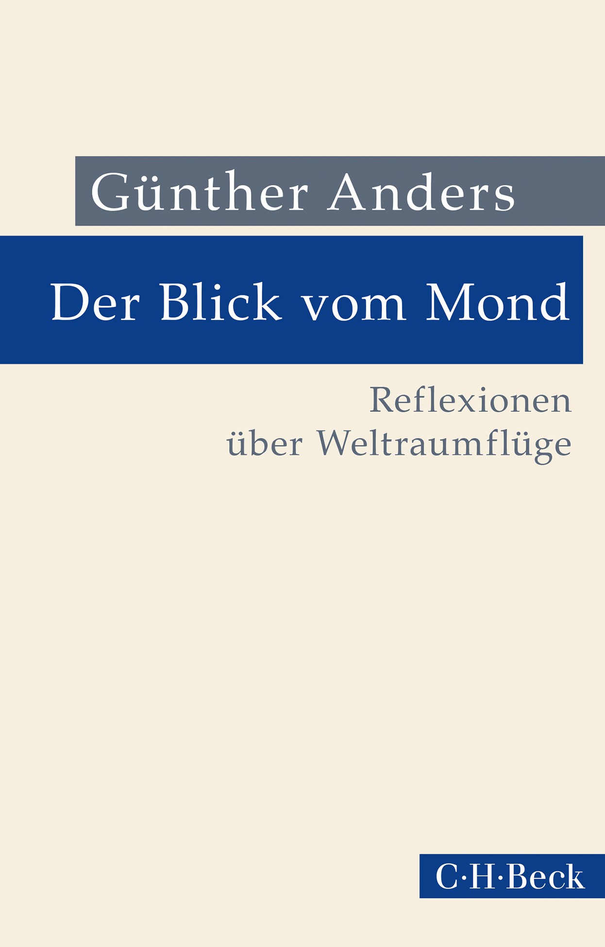 Cover: Anders, Günther, Der Blick vom Mond