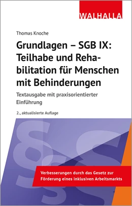 Abbildung von Knoche | Grundlagen - SGB IX: Teilhabe und Rehabilitation von Menschen mit Behinderungen | 2. Auflage | 2024 | beck-shop.de