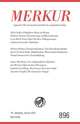 Abbildung von Demand / Knörer | MERKUR 1/2024, Jg.78 | 1. Auflage | 2024 | beck-shop.de