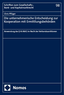 Abbildung von Pflüger | Die unternehmerische Entscheidung zur Kooperation mit Ermittlungsbehörden | 1. Auflage | 2024 | beck-shop.de