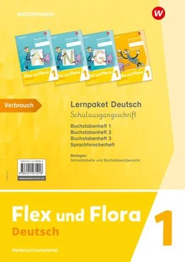 Abbildung von Flex und Flora. Lernpaket Deutsch 1 (Schulausgangsschrift) Verbrauchsmaterial | 1. Auflage | 2024 | beck-shop.de