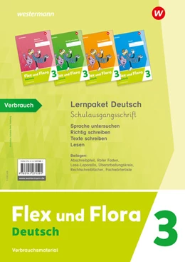Abbildung von Flex und Flora. Lernpaket Deutsch 3 (Schulausgangsschrift) Verbrauchsmaterial | 1. Auflage | 2024 | beck-shop.de