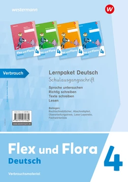 Abbildung von Flex und Flora. Lernpaket Deutsch 4 (Schulausgangsschrift) Verbrauchsmaterial | 1. Auflage | 2024 | beck-shop.de