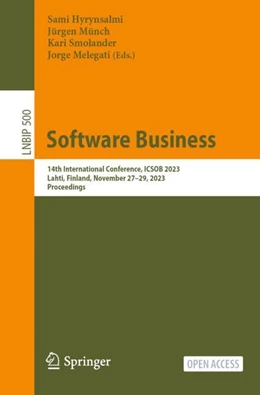 Abbildung von Hyrynsalmi / Münch | Software Business | 1. Auflage | 2024 | 500 | beck-shop.de