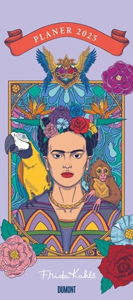 Abbildung von DUMONT Kalender | Frida Kahlo 2025 - Planer mit variabler Spaltenzahl - Florales Design - Format 22 x 49,5 cm | 1. Auflage | 2024 | beck-shop.de