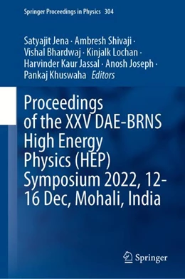 Abbildung von Jena / Shivaji | Proceedings of the XXV DAE-BRNS High Energy Physics (HEP) Symposium 2022, 12-16 Dec, Mohali, India | 1. Auflage | 2024 | 304 | beck-shop.de
