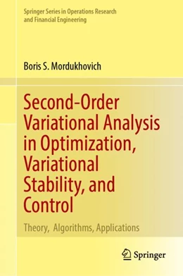 Abbildung von Mordukhovich | Second-Order Variational Analysis in Optimization, Variational Stability, and Control | 1. Auflage | 2024 | beck-shop.de