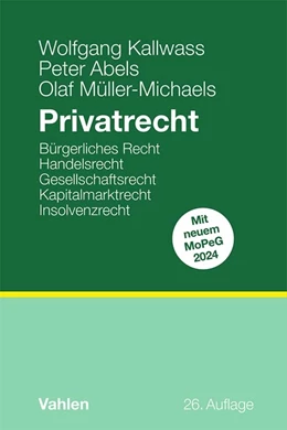 Abbildung von Kallwass / Abels | Privatrecht | 26. Auflage | 2024 | beck-shop.de