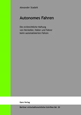 Abbildung von Stadahl / Küfner-Schmitt | Autonomes Fahren | 1. Auflage | 2024 | beck-shop.de