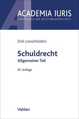 Abbildung von Looschelders | Schuldrecht Allgemeiner Teil: Schuldrecht AT | 22. Auflage | 2024 | beck-shop.de