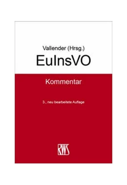 Abbildung von Vallender | EuInsVO | 3. Auflage | 2024 | beck-shop.de