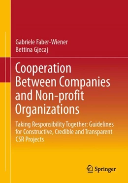 Abbildung von Faber-Wiener / Gjecaj | Cooperation Between Companies and Non-profit Organizations | 1. Auflage | 2024 | beck-shop.de