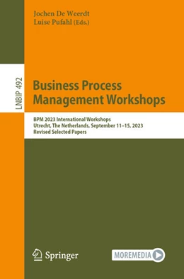 Abbildung von de Weerdt / Pufahl | Business Process Management Workshops | 1. Auflage | 2024 | beck-shop.de