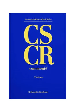 Abbildung von Bussy / Rusconi | Code suisse de la circulation routière: CSCR | 5. Auflage | 2024 | beck-shop.de