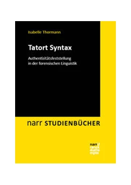 Abbildung von Thormann | Tatort Syntax | 1. Auflage | 2024 | beck-shop.de