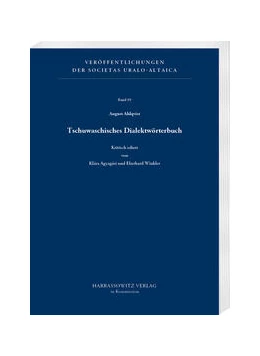 Abbildung von Ahlqvist | Tschuwaschisches Dialektwörterbuch | 1. Auflage | 2024 | beck-shop.de