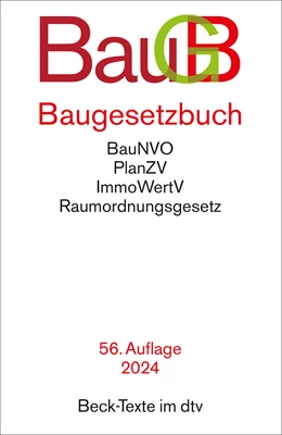 Abbildung von Baugesetzbuch: BauGB | 56. Auflage | 2024 | 5018 | beck-shop.de