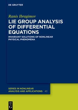 Abbildung von Ibragimov | Lie Group Analysis of Differential Equations | 1. Auflage | 2024 | beck-shop.de
