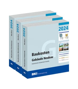 Abbildung von BKI Baukosten Gebäude + Positionen + Bauelemente Neubau 2024 - Kombi Teil 1-3 | 1. Auflage | 2024 | beck-shop.de