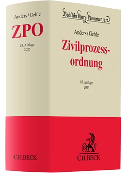 Abbildung von Anders / Gehle | Zivilprozessordnung: ZPO | 83. Auflage | 2025 | Band 1 | beck-shop.de