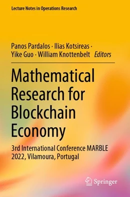 Abbildung von Pardalos / Kotsireas | Mathematical Research for Blockchain Economy | 1. Auflage | 2024 | beck-shop.de