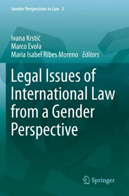 Abbildung von Krstic / Evola | Legal Issues of International Law from a Gender Perspective | 1. Auflage | 2024 | 3 | beck-shop.de