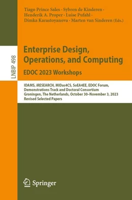 Abbildung von Sales / de Kinderen | Enterprise Design, Operations, and Computing. EDOC 2023 Workshops                                         | 1. Auflage | 2024 | 498 | beck-shop.de