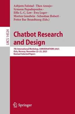 Abbildung von Følstad / Araujo | Chatbot Research and Design | 1. Auflage | 2024 | 14524 | beck-shop.de