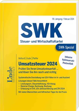 Abbildung von Melhardt / Kuder | SWK-Spezial Umsatzsteuer 2024 | 1. Auflage | 2024 | beck-shop.de