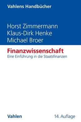 Abbildung von Zimmermann / Henke | Finanzwissenschaft | 14. Auflage | 2024 | beck-shop.de