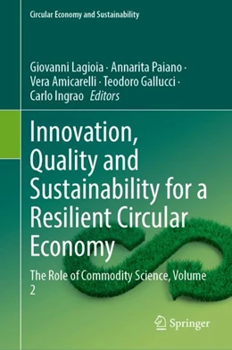 Abbildung von Lagioia / Paiano | Innovation, Quality and Sustainability for a Resilient Circular Economy | 1. Auflage | 2024 | beck-shop.de