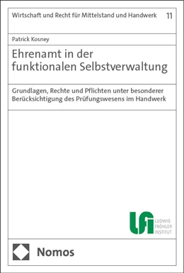 Abbildung von Kosney | Ehrenamt in der funktionalen Selbstverwaltung | 1. Auflage | 2024 | 11 | beck-shop.de