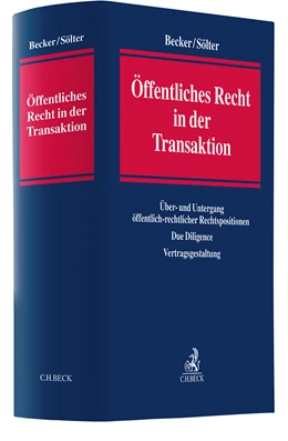 Abbildung von Becker / Sölter | Öffentliches Recht in der Transaktion | 1. Auflage | 2025 | beck-shop.de