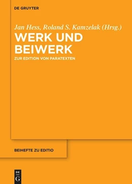 Abbildung von Hess / Kamzelak | Werk und Beiwerk | 1. Auflage | 2024 | beck-shop.de