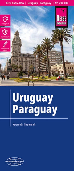 Abbildung von Reise Know-How Landkarte Uruguay, Paraguay (1:1.200.000) | 3. Auflage | 2024 | beck-shop.de