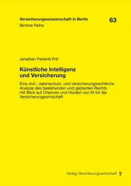 Abbildung von Prill | Künstliche Intelligenz und Versicherung | 1. Auflage | 2024 | 63 | beck-shop.de