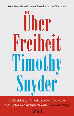 Cover: Snyder, Timothy, Über Freiheit