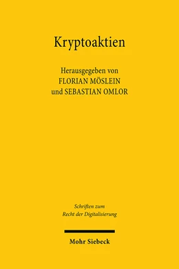 Abbildung von Möslein / Omlor | Kryptoaktien | 1. Auflage | 2024 | 25 | beck-shop.de