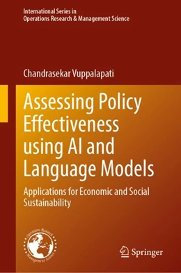Abbildung von Vuppalapati | Assessing Policy Effectiveness using AI and Language Models | 1. Auflage | 2024 | 354 | beck-shop.de