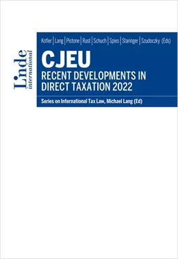 Abbildung von Kofler / Lang | CJEU - Recent Developments in Direct Taxation 2022 | 1. Auflage | 2024 | 141 | beck-shop.de