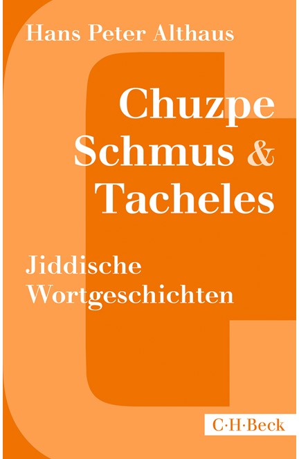 Cover: Hans Peter Althaus, Chuzpe, Schmus & Tacheles