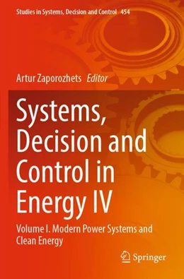 Abbildung von Zaporozhets | Systems, Decision and Control in Energy IV | 1. Auflage | 2024 | 454 | beck-shop.de