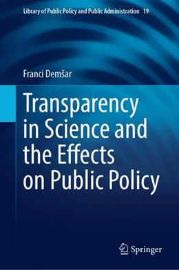 Abbildung von Demšar | Transparency in Science and the Effects on Public Policy | 1. Auflage | 2024 | 19 | beck-shop.de