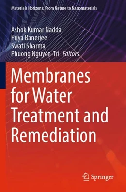 Abbildung von Nadda / Banerjee | Membranes for Water Treatment and Remediation | 1. Auflage | 2024 | beck-shop.de