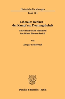 Abbildung von Lauterbach | Liberales Denken - der Kampf um Deutungshoheit. | 1. Auflage | 2024 | beck-shop.de