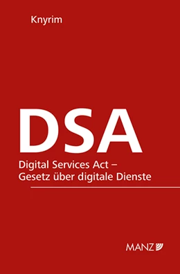 Abbildung von Knyrim | DSA - Digital Services Act | 1. Auflage | 2024 | 142 | beck-shop.de