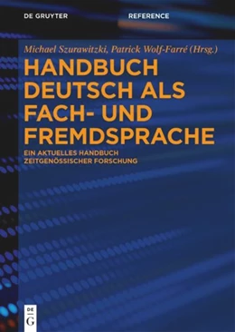 Abbildung von Szurawitzki / Wolf-Farré | Handbuch Deutsch als Fach- und Fremdsprache | 1. Auflage | 2024 | beck-shop.de