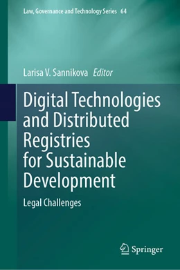 Abbildung von Sannikova | Digital Technologies and Distributed Registries for Sustainable Development | 1. Auflage | 2024 | beck-shop.de