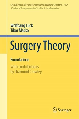 Abbildung von Lück / Macko | Surgery Theory | 1. Auflage | 2024 | 362 | beck-shop.de
